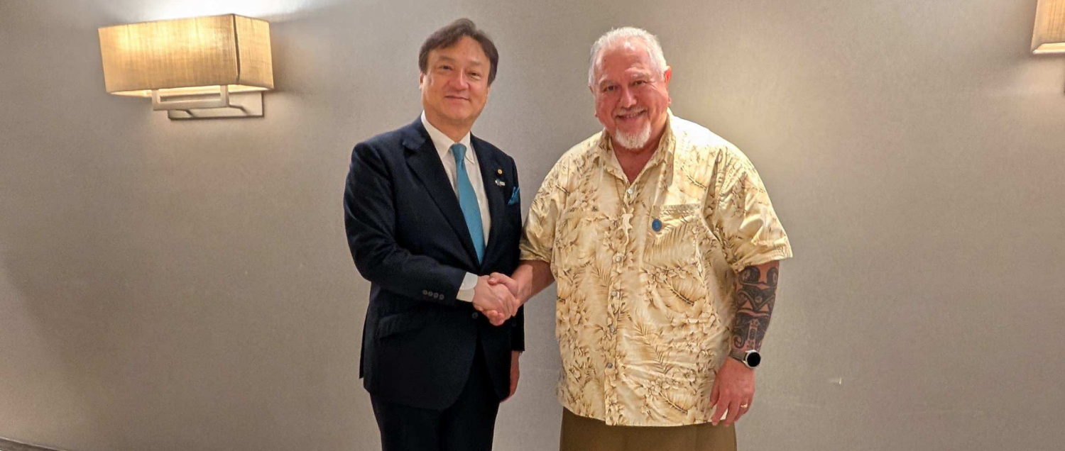 Formation de la jeunesse : le président s'entretient avec le Japon à Palau