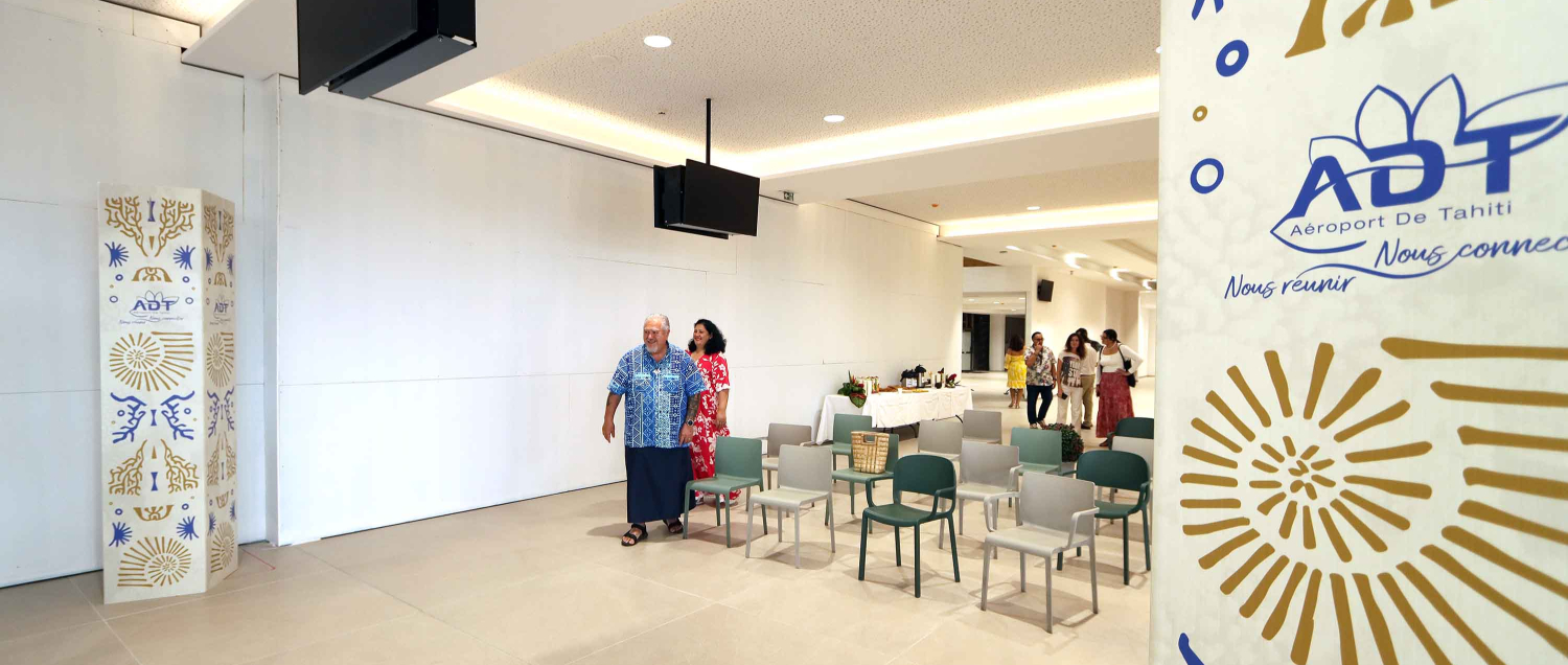 Tourisme : présentation de la future salle d'embarquement domestique de l'aéroport de Tahiti-Faa'a