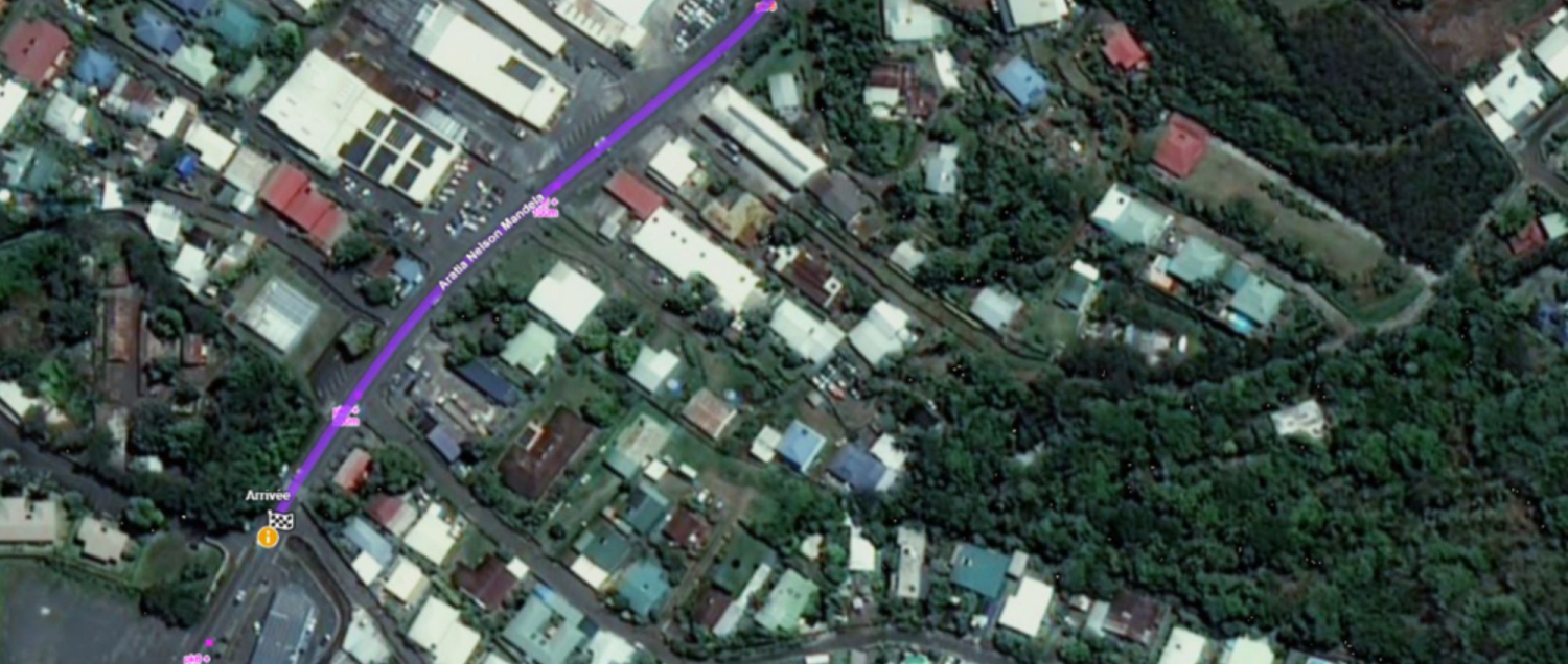 Rénovation de la chaussée sur trois sections de la RT1 dans la commune de Faa’ā