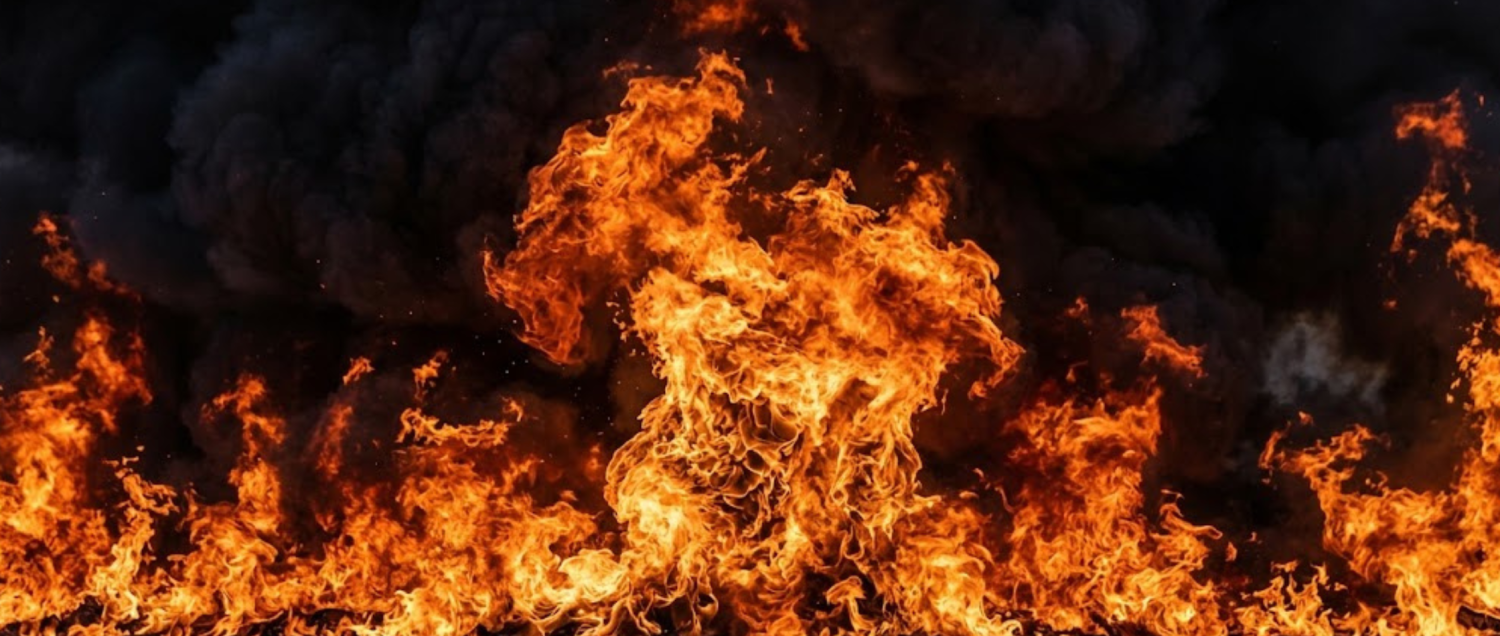 Incendie à Motu Uta
