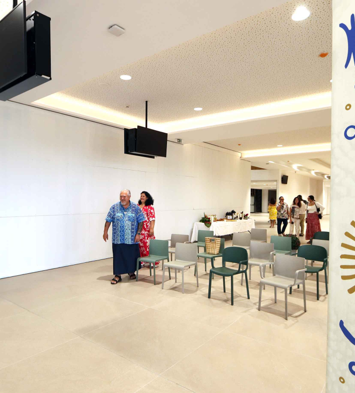 Tourisme : présentation de la future salle d'embarquement domestique de l'aéroport de Tahiti-Faa'a