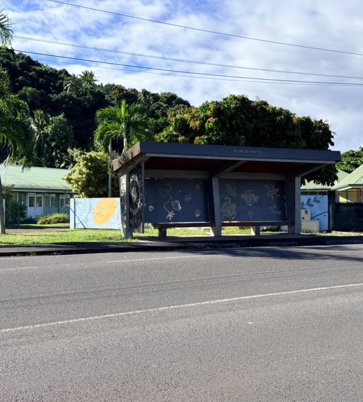 20 nouveaux abris de bus déployés autour de Tahiti
